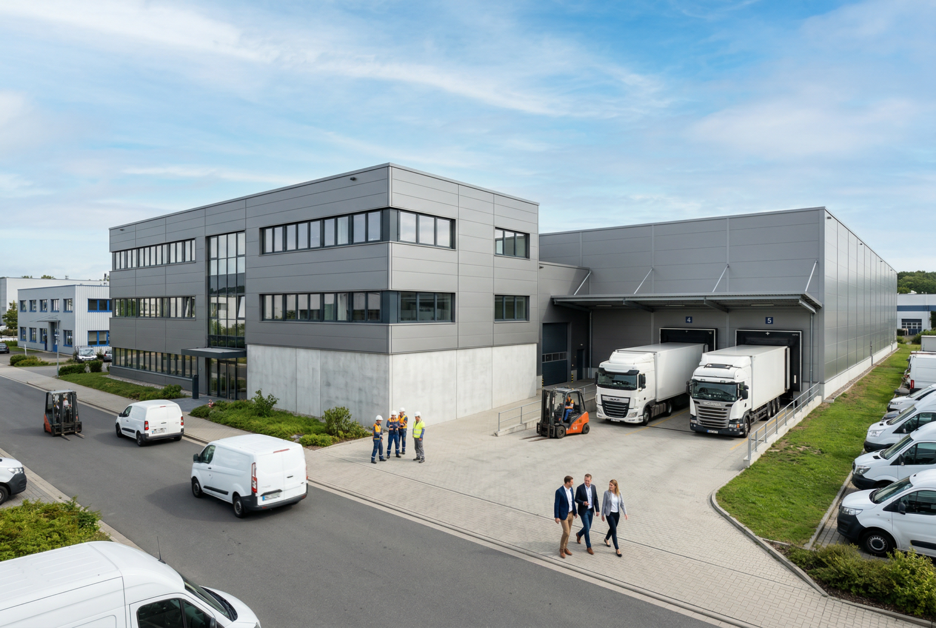 Startseite 5 Gewerbebau: Funktionalität und Wirtschaftlichkeit im Fokus